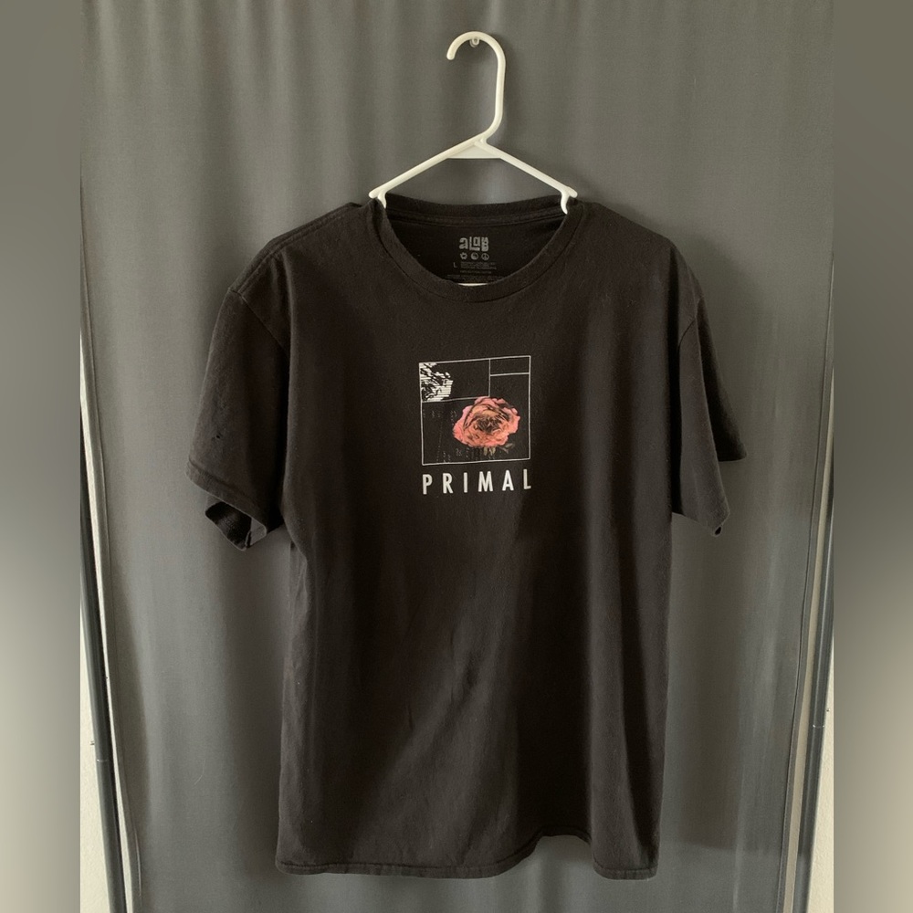 Empyre Primal Black Rose T-Shirt Large